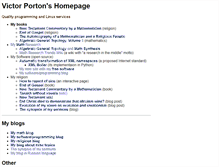 Tablet Screenshot of portonvictor.org